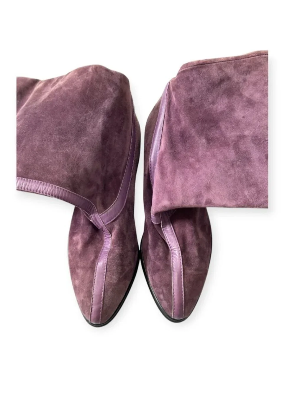 Vintage Rare Kansai by Giancolombo Purple Suede Boots